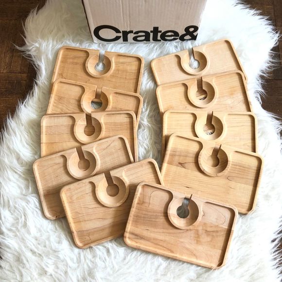 crate and barrel wooden blocks
